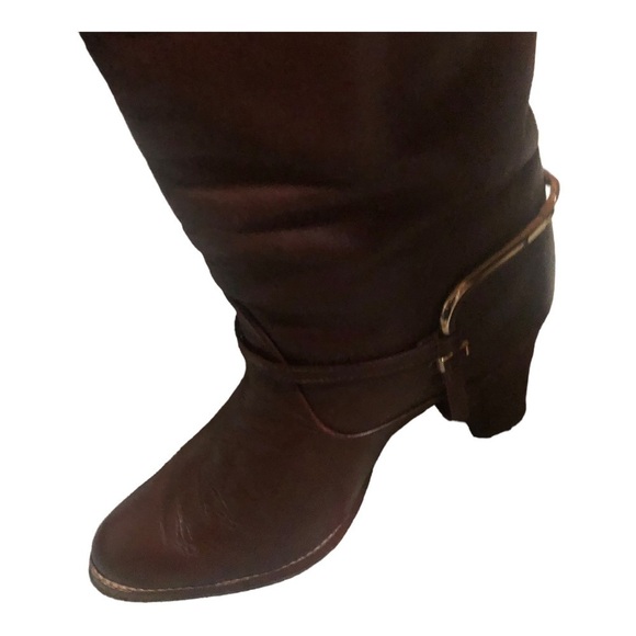 Women’s Genuine Leather Brown Boots in Excellent Used ConditionSize 7 M - Picture 12 of 14